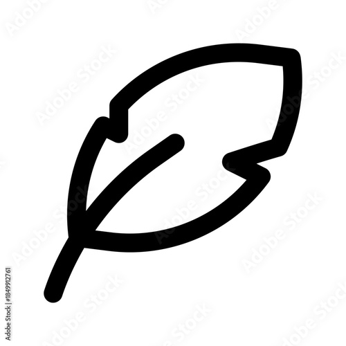 quill solid line icon