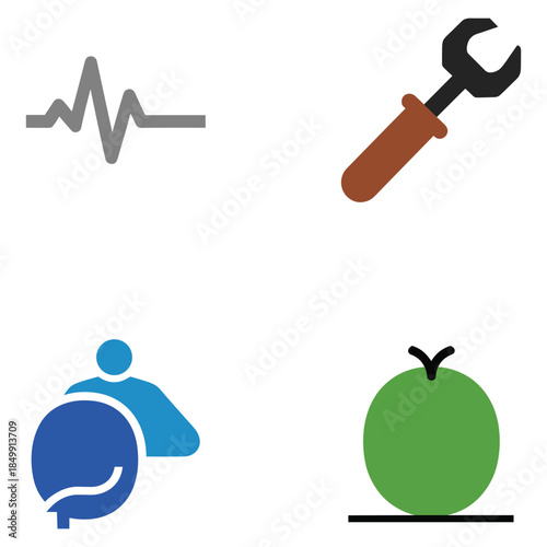 Medical healthcare apple doctor