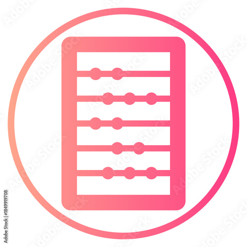 abacus gradient icon