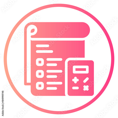 calculating gradient icon