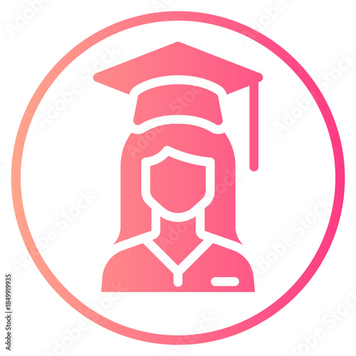 student gradient icon