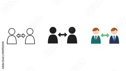 Business People Communication Exchange