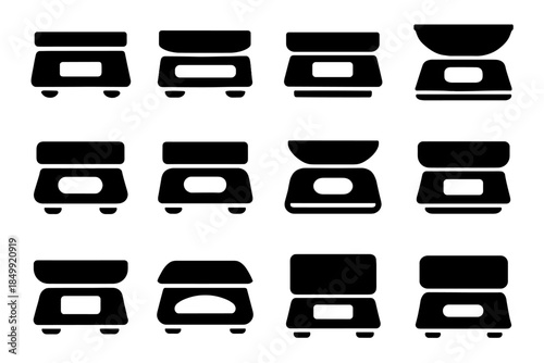 Slab kitchen vector edge line pad icons ridge tile icon scale surface