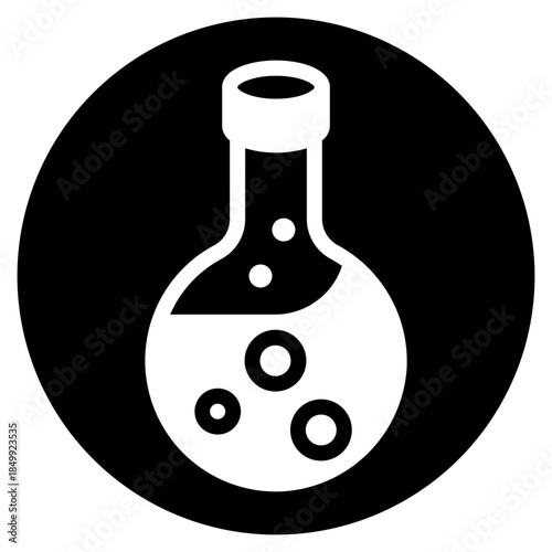 chemical glyph icon