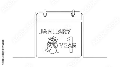 champagne bottle january new year