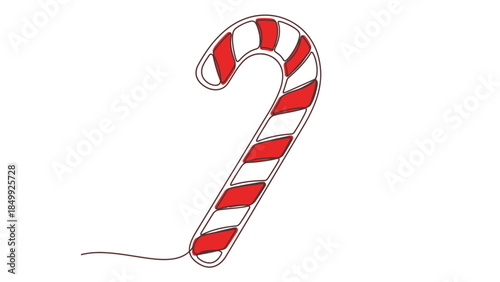 red candy, abstract, curly, shapes