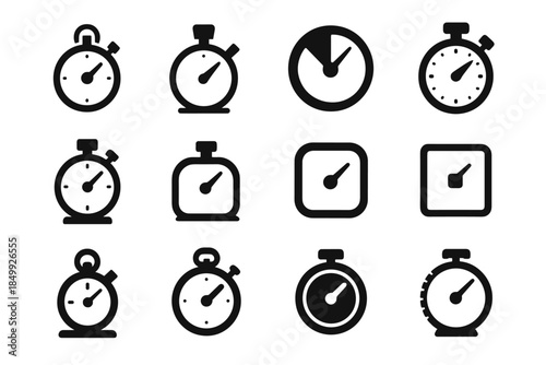 Twist curve band slab modern ring dot indicator icon minute vector hinge