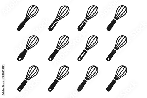 Vector tile icon support whisk slab contour handle plate panel frame ergonomic