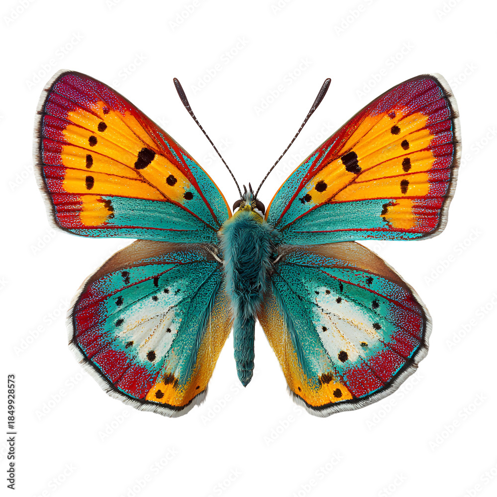 Obraz premium butterfly on white background