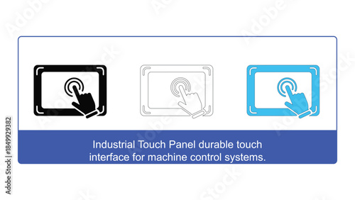 Industrial touch panel a durable interface for machine control systems