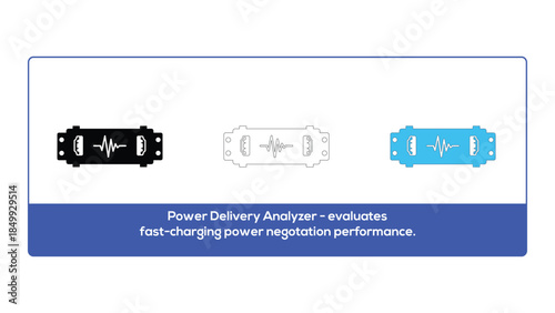 Power delivery analyzer evaluates fast charging power negotiation performance
