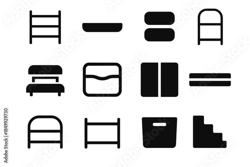 Support icon icons smooth vector arc strip fabric wardrobe organizer bar ridge