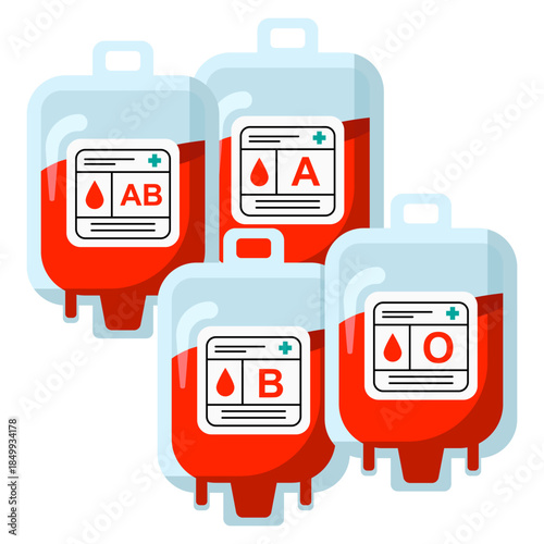 Blood bags for transfusion