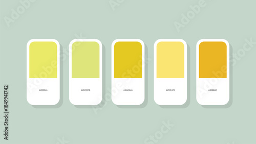 Pastel Spring Color Palette with HEX Codes – Minimal Flat Swatch Design Background