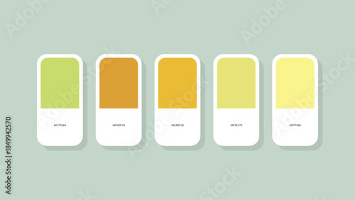 Pastel Spring Color Palette with HEX Codes – Minimal Flat Swatch Design Background