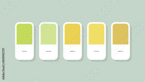 Pastel Spring Color Palette with HEX Codes – Minimal Flat Swatch Design Background
