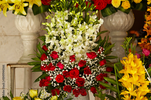 Flower shop in traditional market