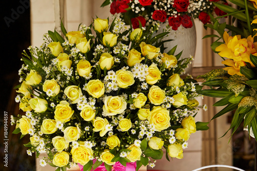 Flower shop in traditional market