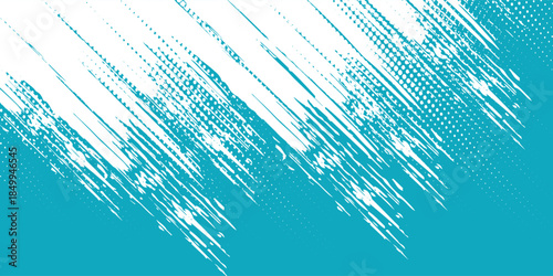 Dots halftone white and blue color pattern gradient grunge texture background. Dots pop art comics sport style vector illustration. vector grunge and dot