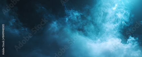 blue smoke background. cinematic light rays, glow effect, fog, mist, glow, beam, light, spotlight, spot, beam, ray, backlight, studio, scene, background, overlay, isolated