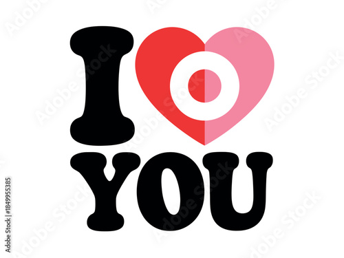 Colorful I Love You Expression