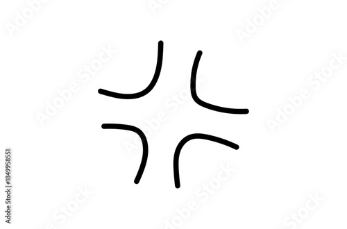 怒りマークのアイコン