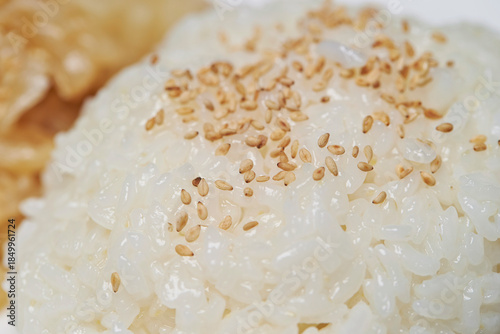 Cuadro en lienzo close up of white rice