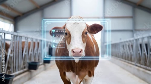 Smart farming livestock health monitoring technology digital agriculture cattle management automated tracking system data analytics precision farming innovation efficiency productivity in agribusiness