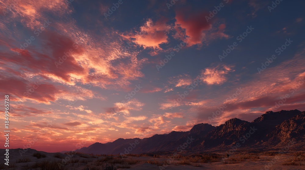 Naklejka premium After sunset sky