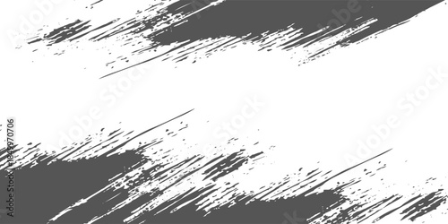 Tire tracks background for rally, drift, motocross, off-road and other auto and motorsport. Black tire marks on a white background with a worn effect and splashes of dirt..