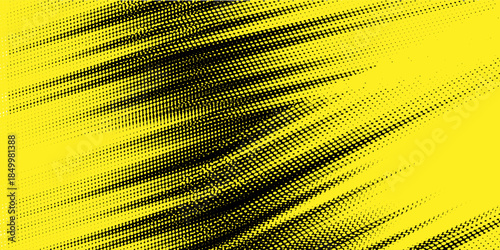 Yellow and dark blue halftone dots gradient color pattern grunge texture background. Dot.modern pop art sport style vector illustration