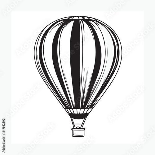 hot air balloon vector
