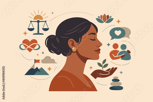 Mindful living and balance: harmony, well-being, and connection in everyday life