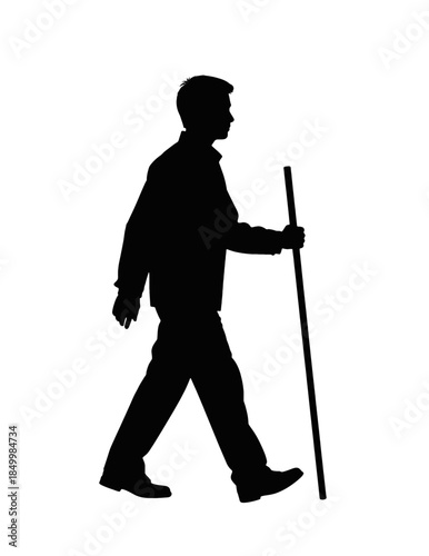 Glowing blue firefly on a dark night