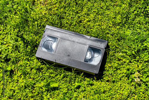 Video Tape Cassette closeup