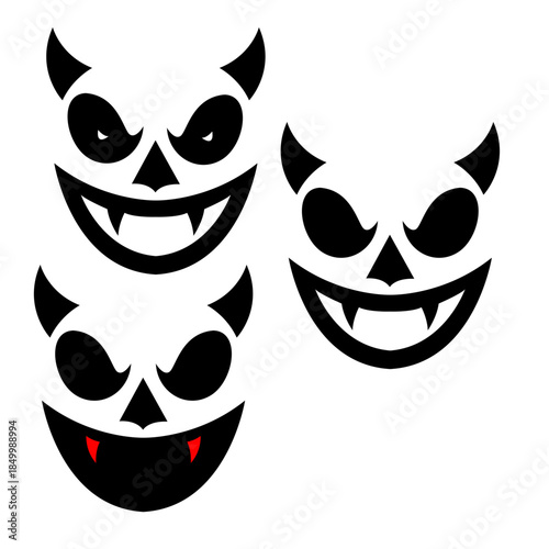 Devil fighter esport mascot logo design logo vector Modern Devil Character satan logo design iconic logo design idea Skull body hors face Return Of