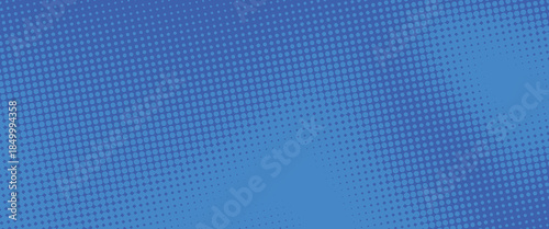 blue halftone pattern. Retro comic gradient background. abstract halftone background.