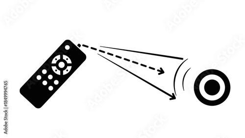 Remote Control Sending Signal to Device.