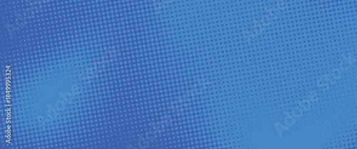 blue halftone pattern. Retro comic gradient background. abstract halftone background.