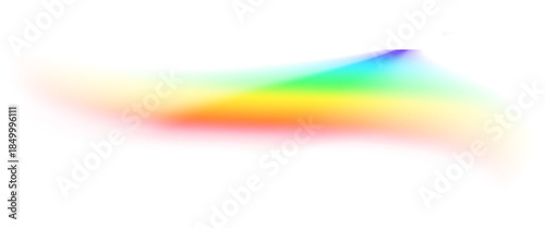 Photos Crystal rainbow prism with crystal light, transparent background and crystal spa