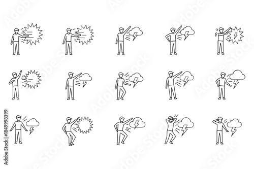 Conceptual representation of a vector file type on a plain white background