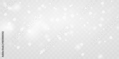 White sparkling dust floats gently with subtle light. Airy powder adds winter magic and calm motion. Great overlay for holiday visuals and clean backgrounds vector