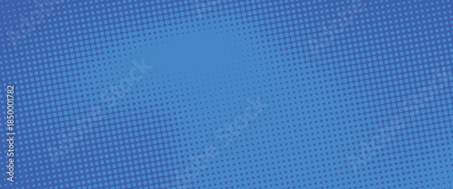 blue halftone pattern. Retro comic gradient background. abstract halftone background.