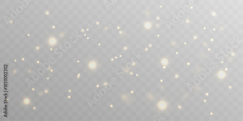 Golden dust shimmer flows softly, forming a delicate luminous texture. Minimal sparkles enhance clarity, richness, and sophistication. Perfect for modern elegant designs vector