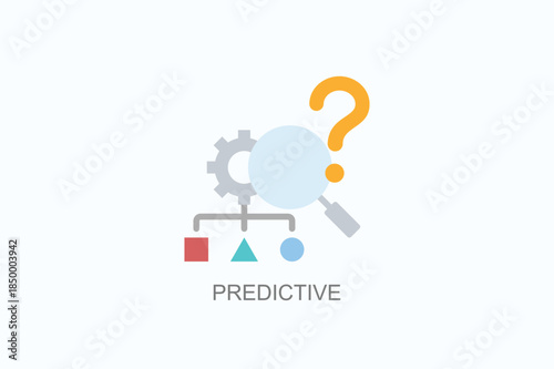 Predictive Icon Or Logo Isolated Vector Illustration