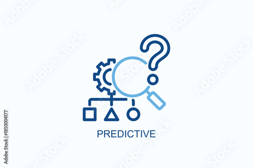Predictive Icon Or Logo Isolated Vector Illustration