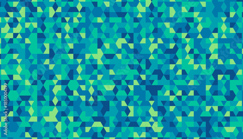 Blue Green Abstract Geometric Background for Modern Digital Design