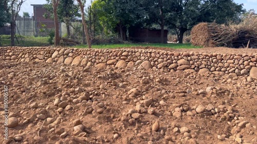 Land development works by labourers