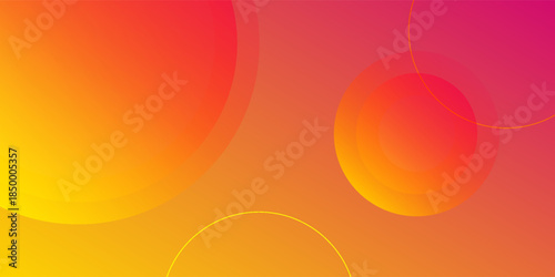 Abstract colored pink and yellow waves banner background. Creative illustration for poster, web, landing, page, cover, EPS 10
