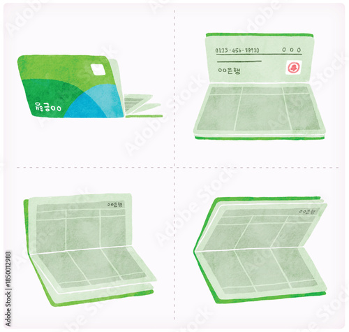 Bankbook Concept Illustration – Banking and Savings Management